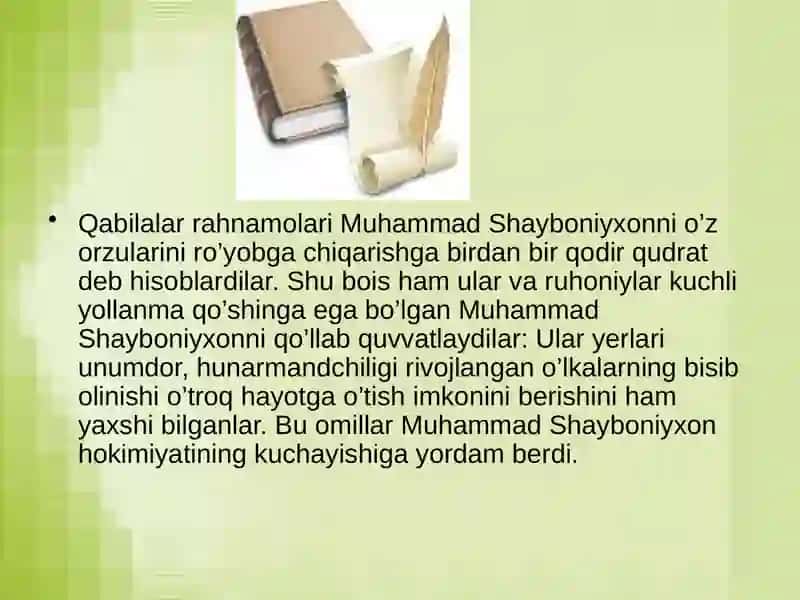 Shayboniylar davlat boshqaruvi 3