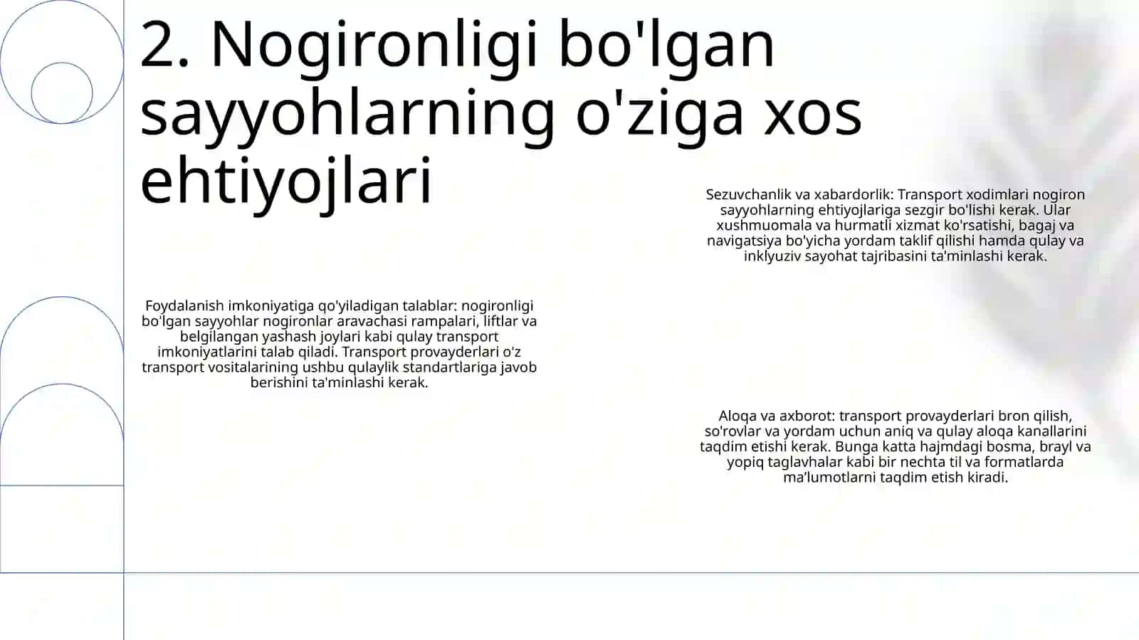 Turistlarga Maxsus Transportda Xizmat Ko'Rsatish 3