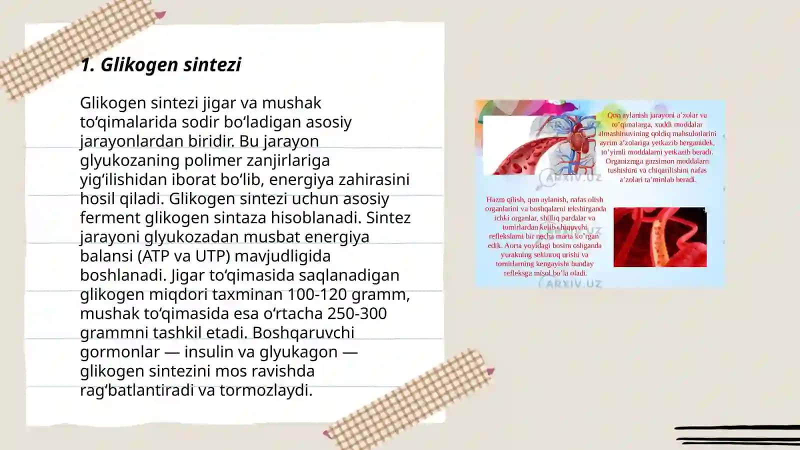 Glikogenez va aglikogenozlar 3