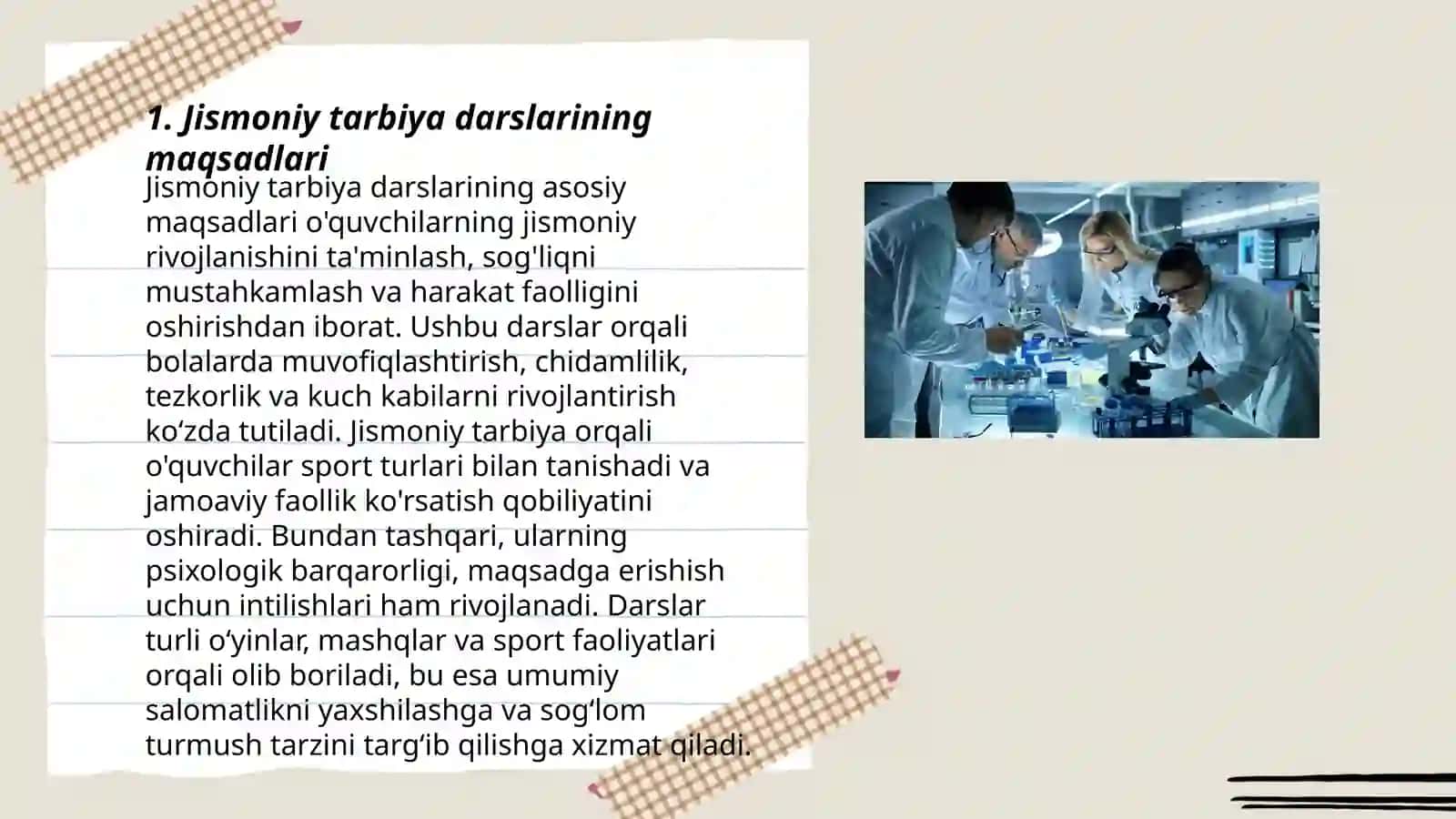 Ta'lim muassasalaridan jismoniy tarbiya darslari tashkil qilish va o'tkazish usullari 3