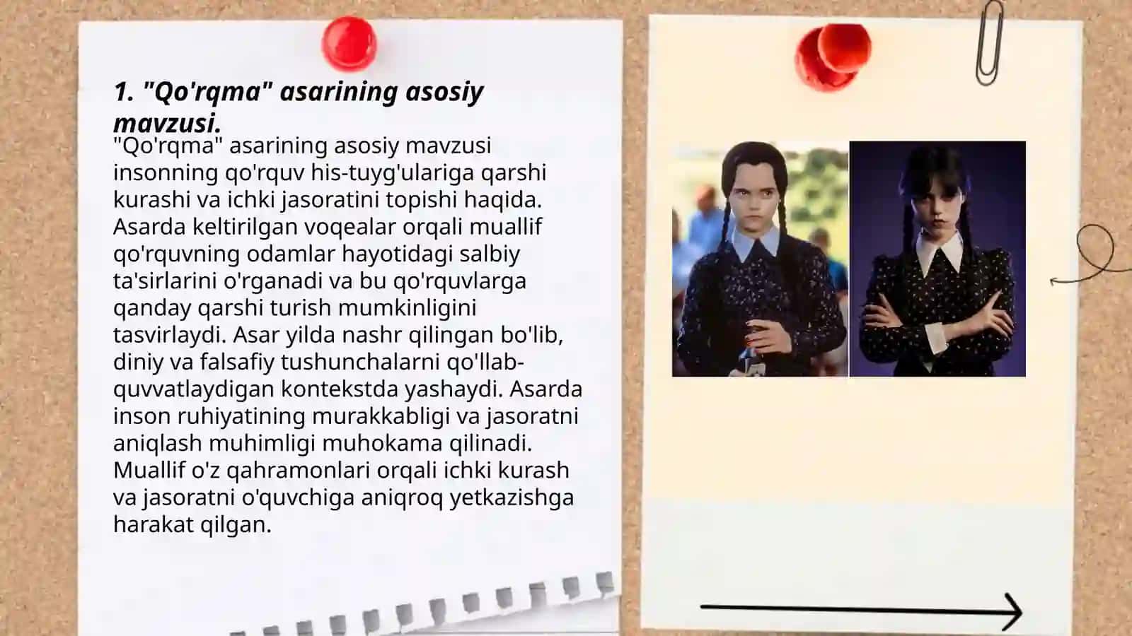 Qoʼrqma va Vabo asarlari tahlili 3