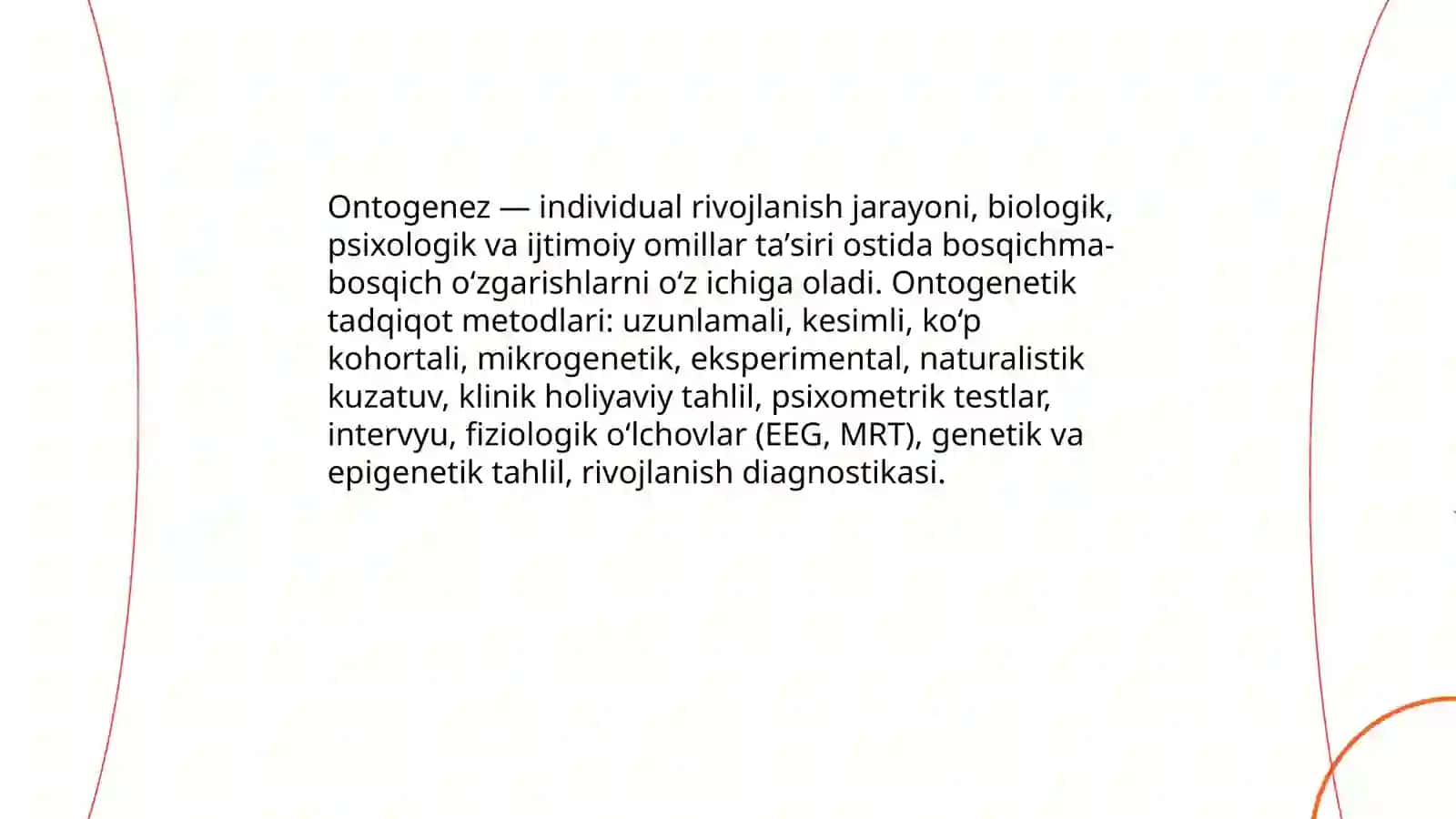 Umumiy psixologiya ontogenez psixologiyasi 3