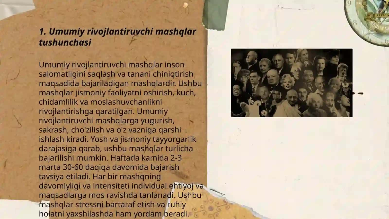 Umumiy rivojlantiruvchi mashqlar va ularning guruhlari 3