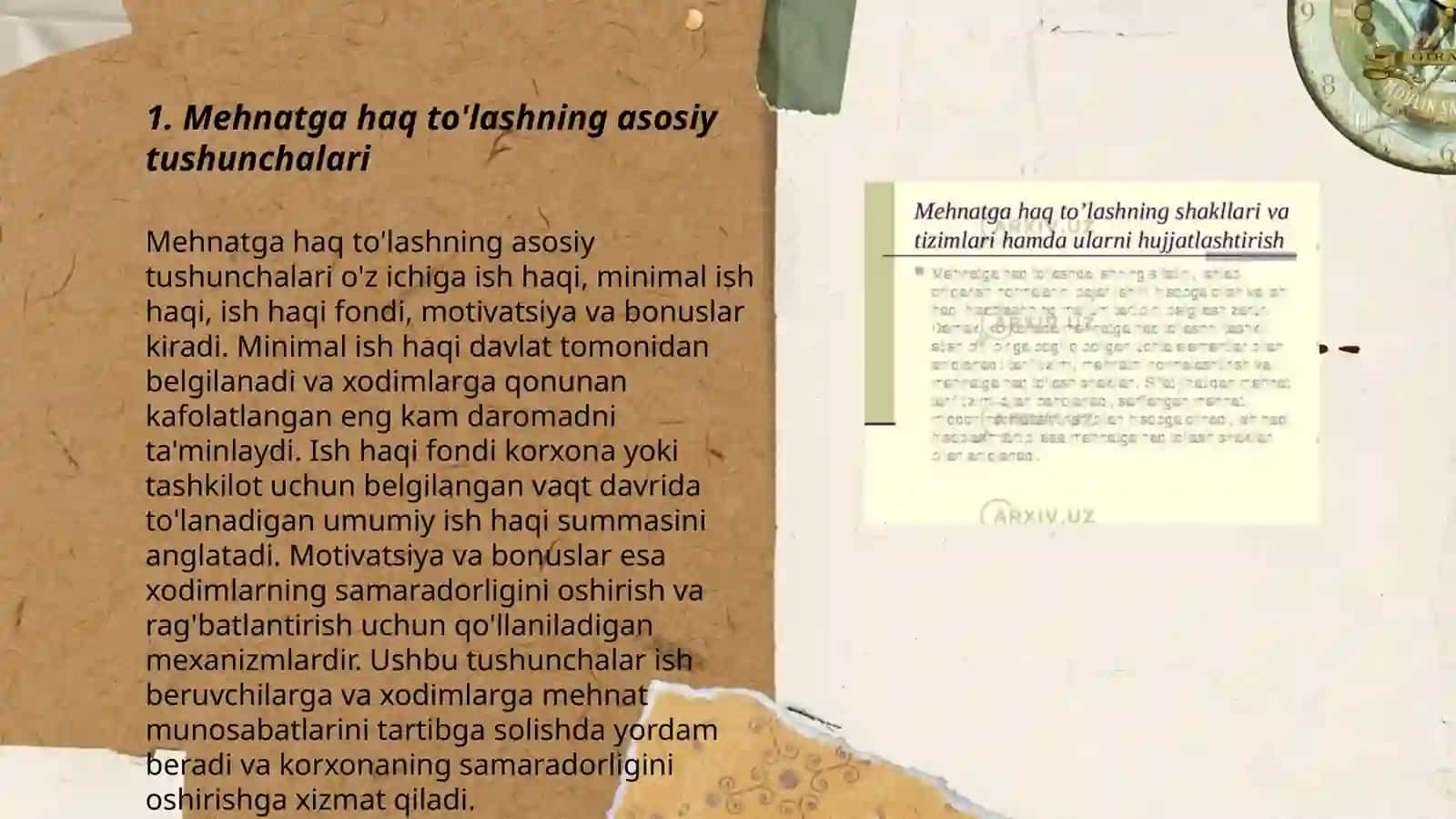 Mehnatga haq to'lashning asosiy tushunchalari 3