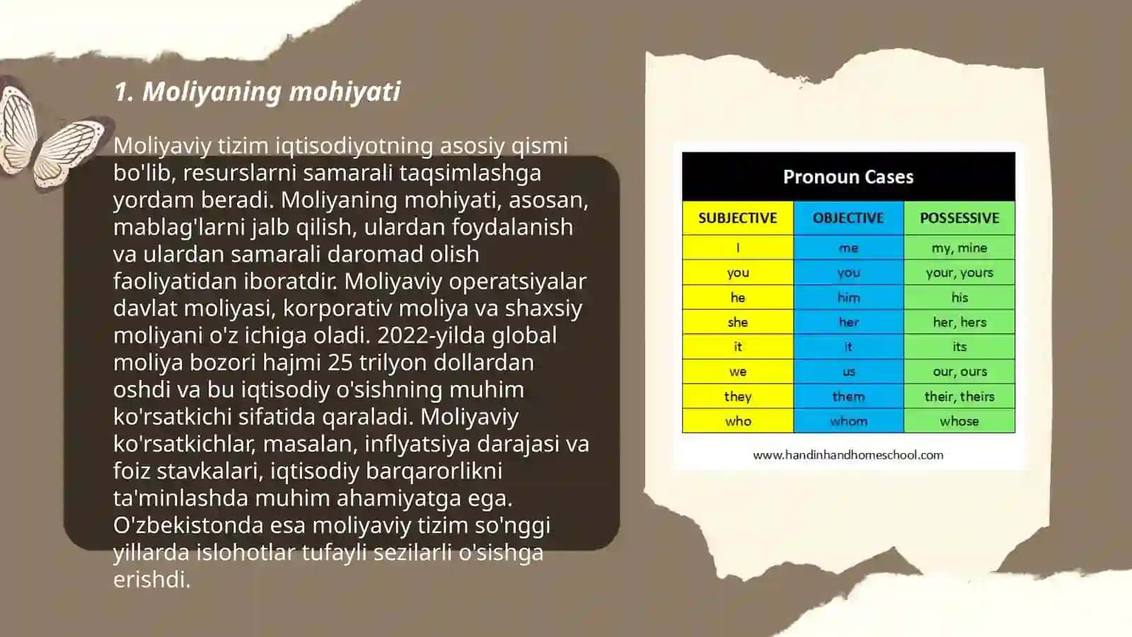 Moliyaning mohiyati va vazifalari.Moliya tizimi 3