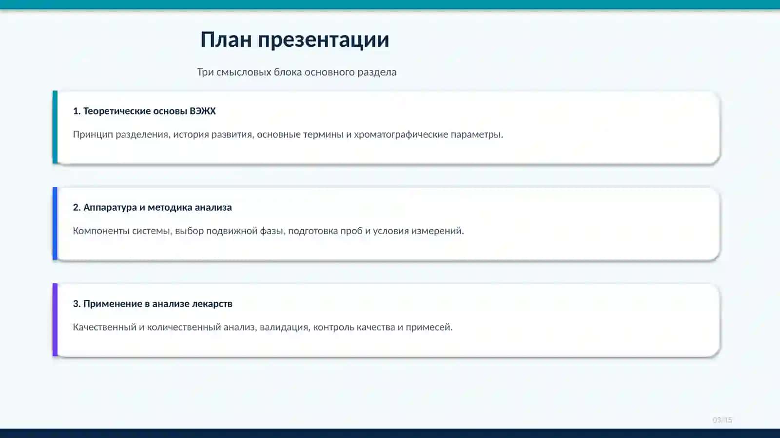 АНАЛИТИЧЕСКАЯ ХИМИЯ • ФАРМАЦЕВТИЧЕСКИЙ АНАЛИЗ 3
