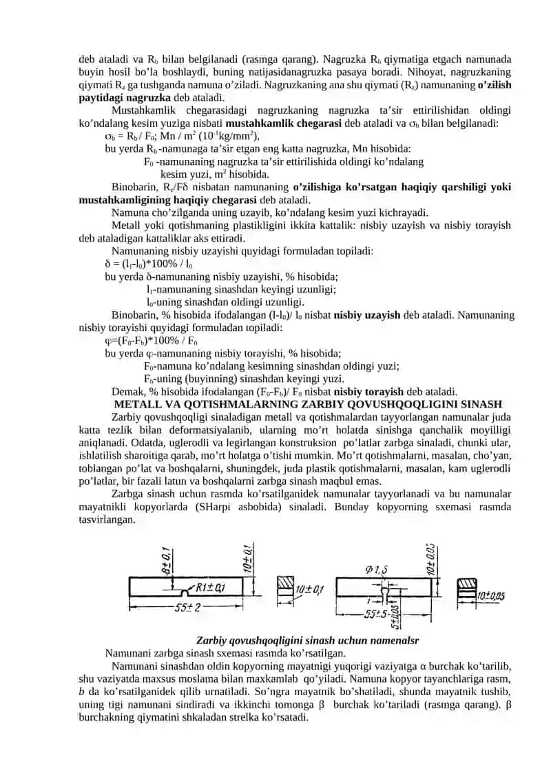 Mashinasozlik sanoatining zamonaviy materiallarini o’rganish 3