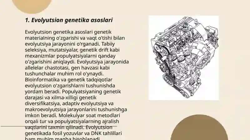 Evolyutsion genetika asoslari 3