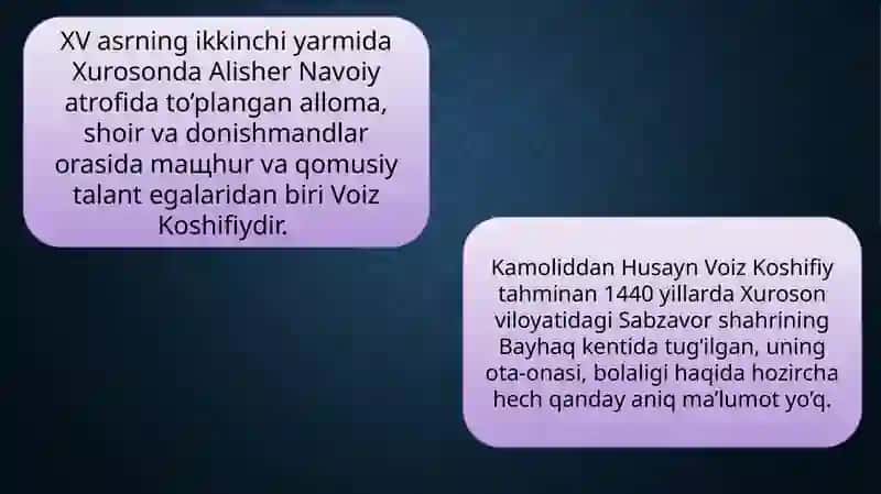 HUSAYN VOIZ KOSHIFIY 3