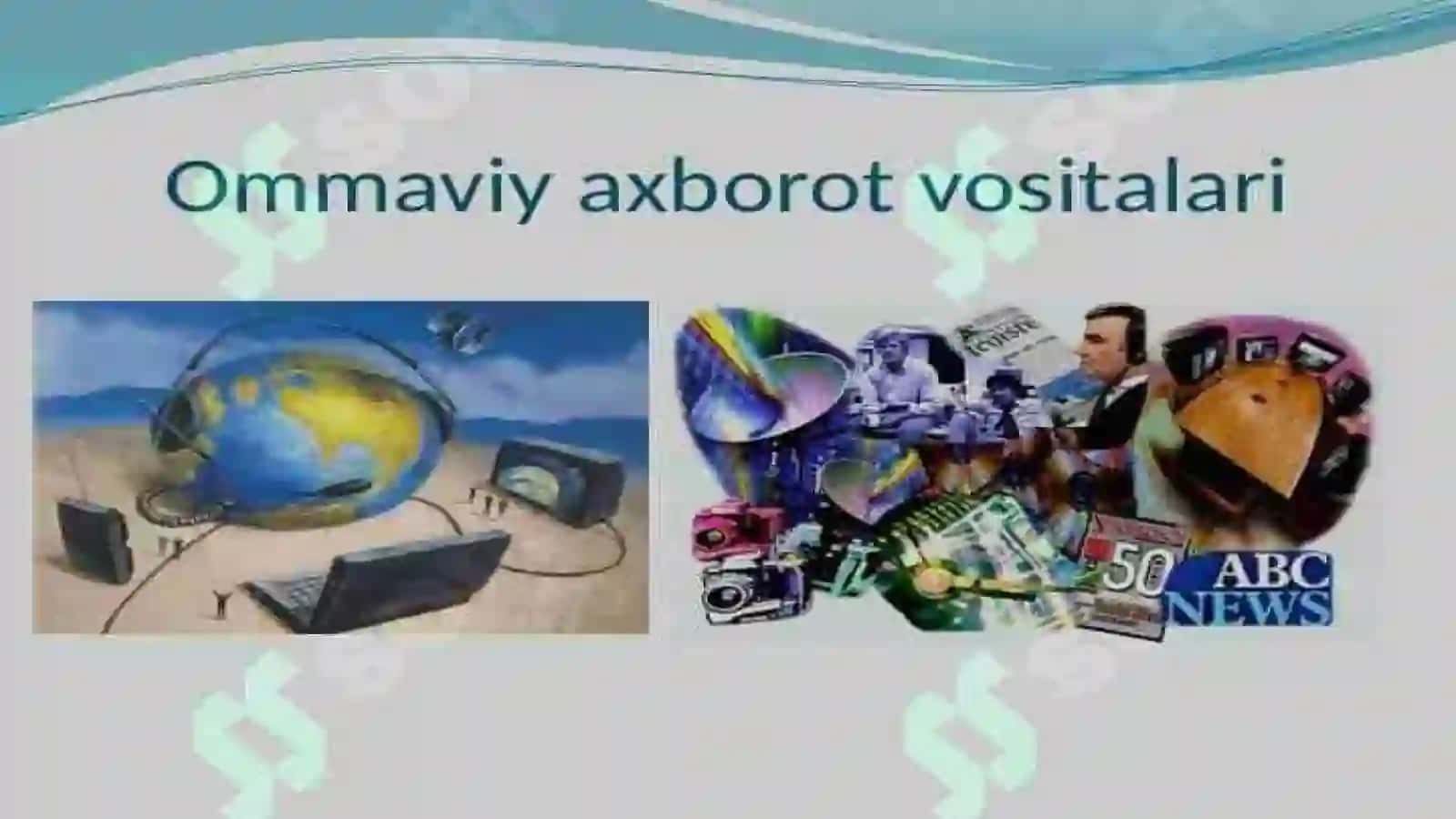 Ommaviy axborot vositalari faoliyati 3