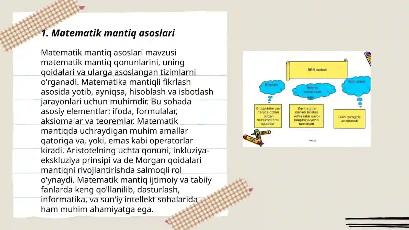 Matematik mantiq asoslari 3