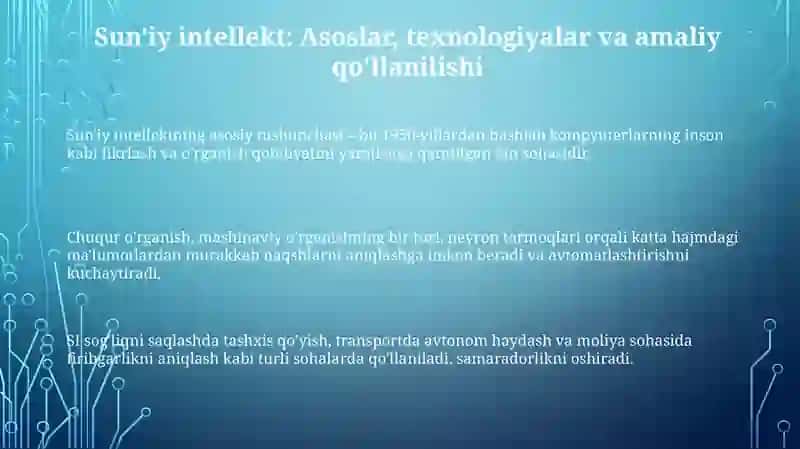 Sun'iy intellekt 3