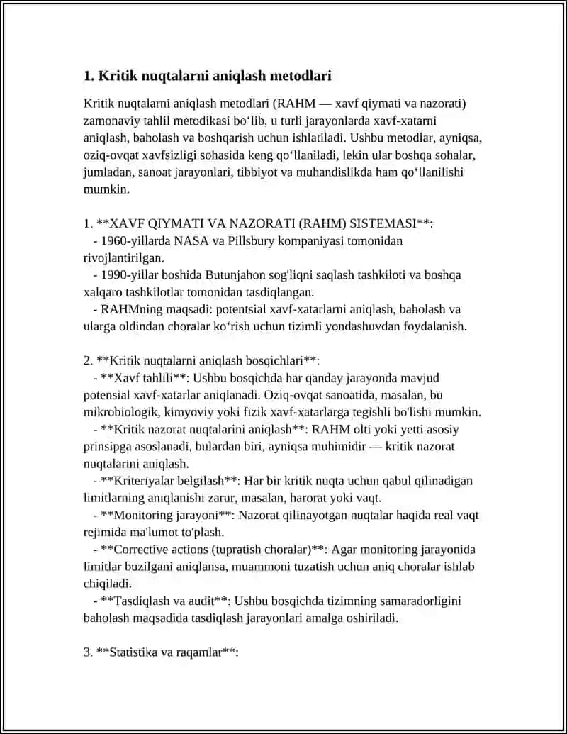 KRITIK NUQTA. KRITIK KATTALIKLARNI HISOBLASH TENGLAMALARI 3