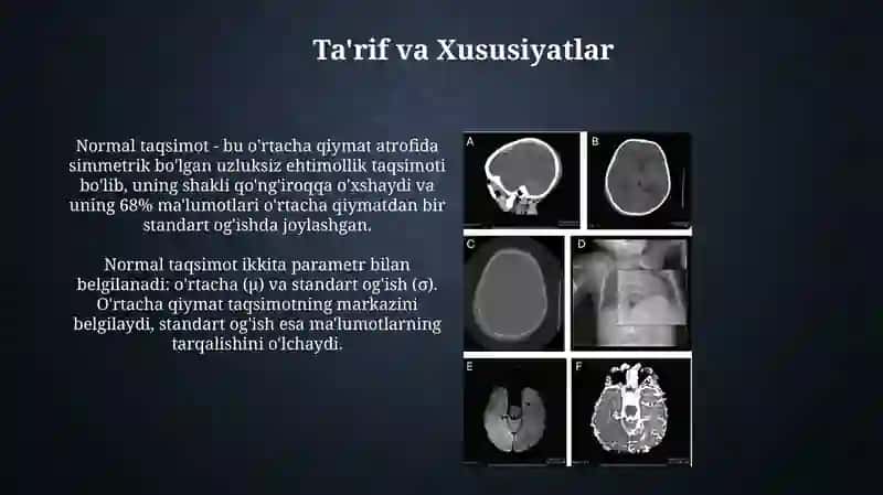 Normal taqsimotning ahamiyati va mohiyati 3