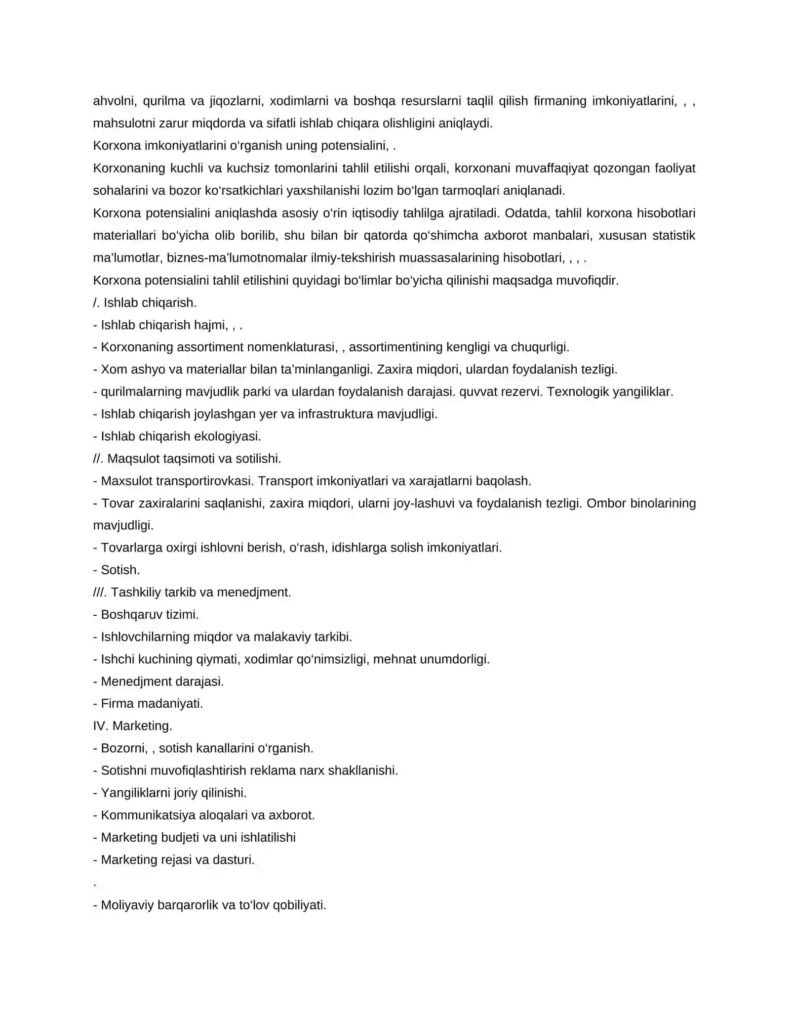 Marketing tadqiqotlari mohiyati va benchmarking 3