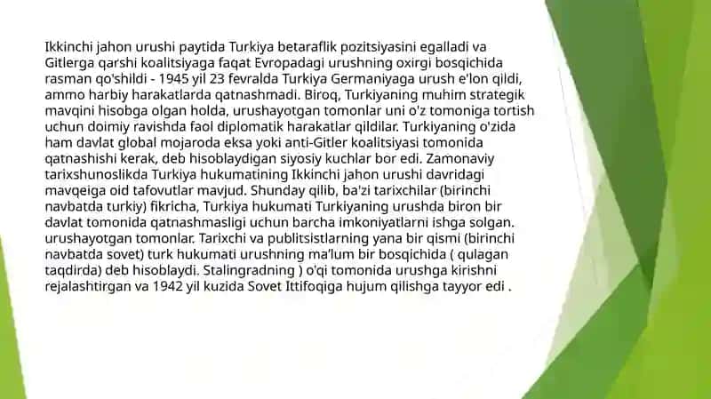 II-JAHON URUSHIDAN KEYIN TURKIYADA IJTIMOIY IQTISODIY VAZIYAT 3