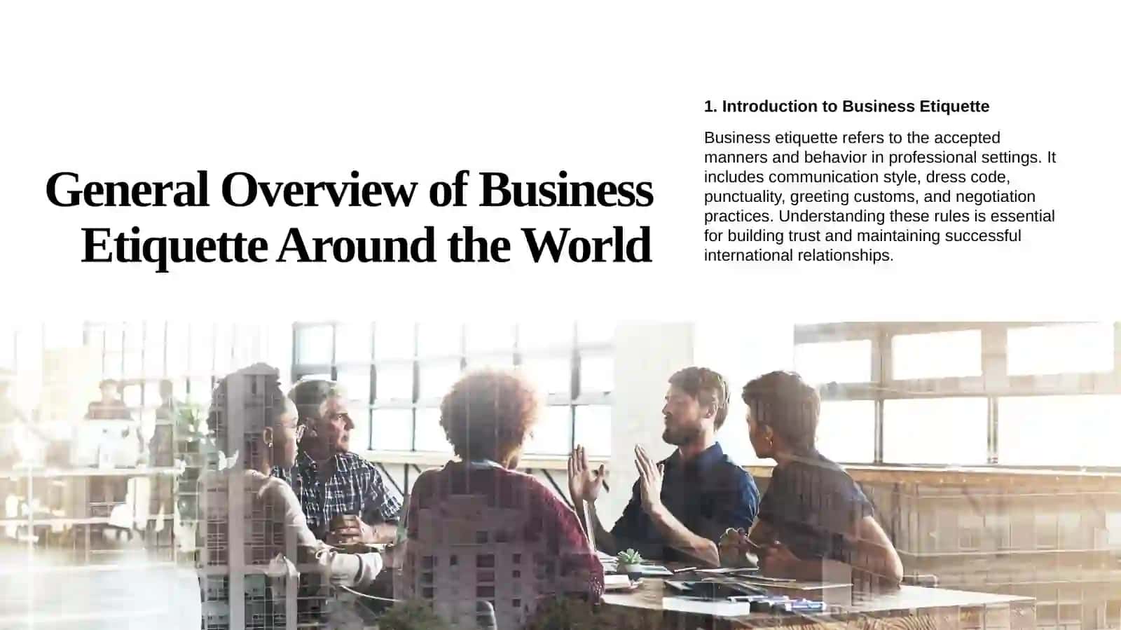 Business etiquette in different countries: learning about customs and manners 3