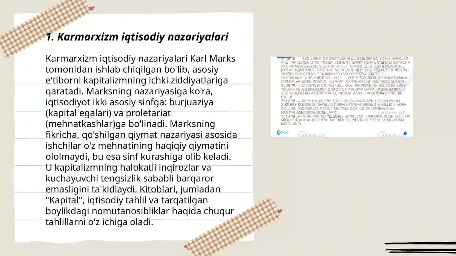 Karmarxizm iqtisodiy nazariyalari 3