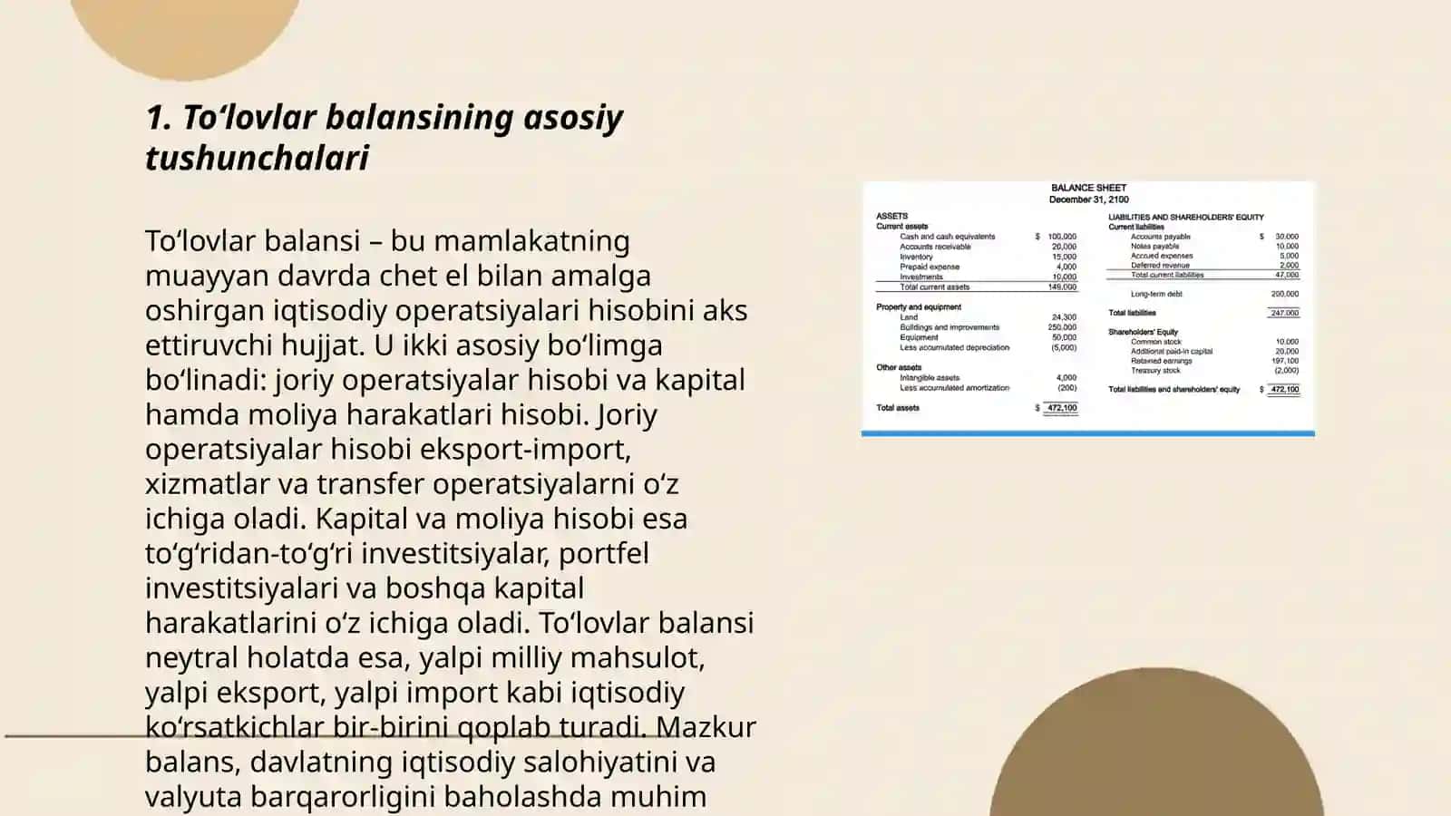 To'lovlar balansi va uni boshqarishning alohida xususiyatlari 3