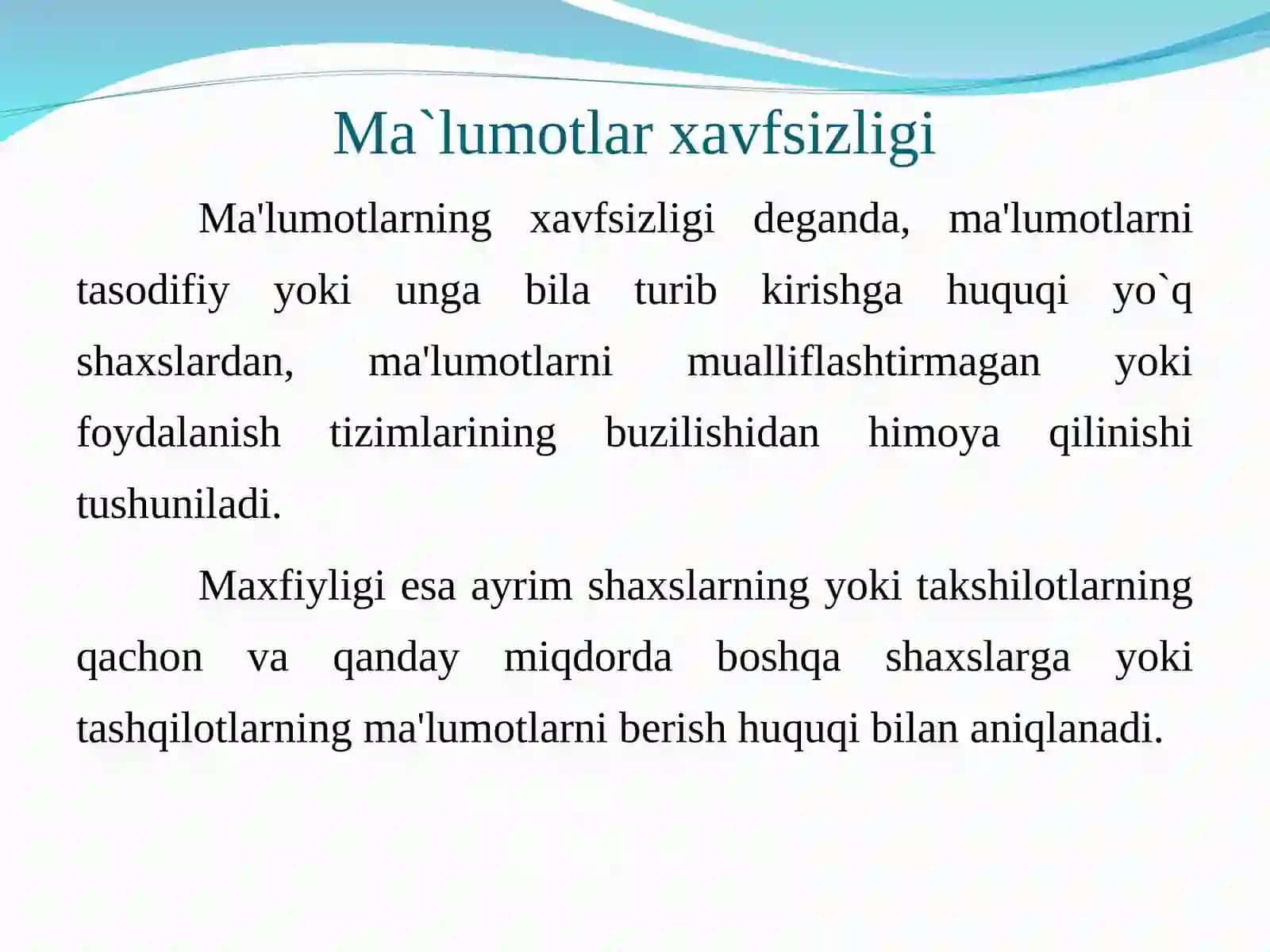 Ma'lumotlar bazasi administratori 3