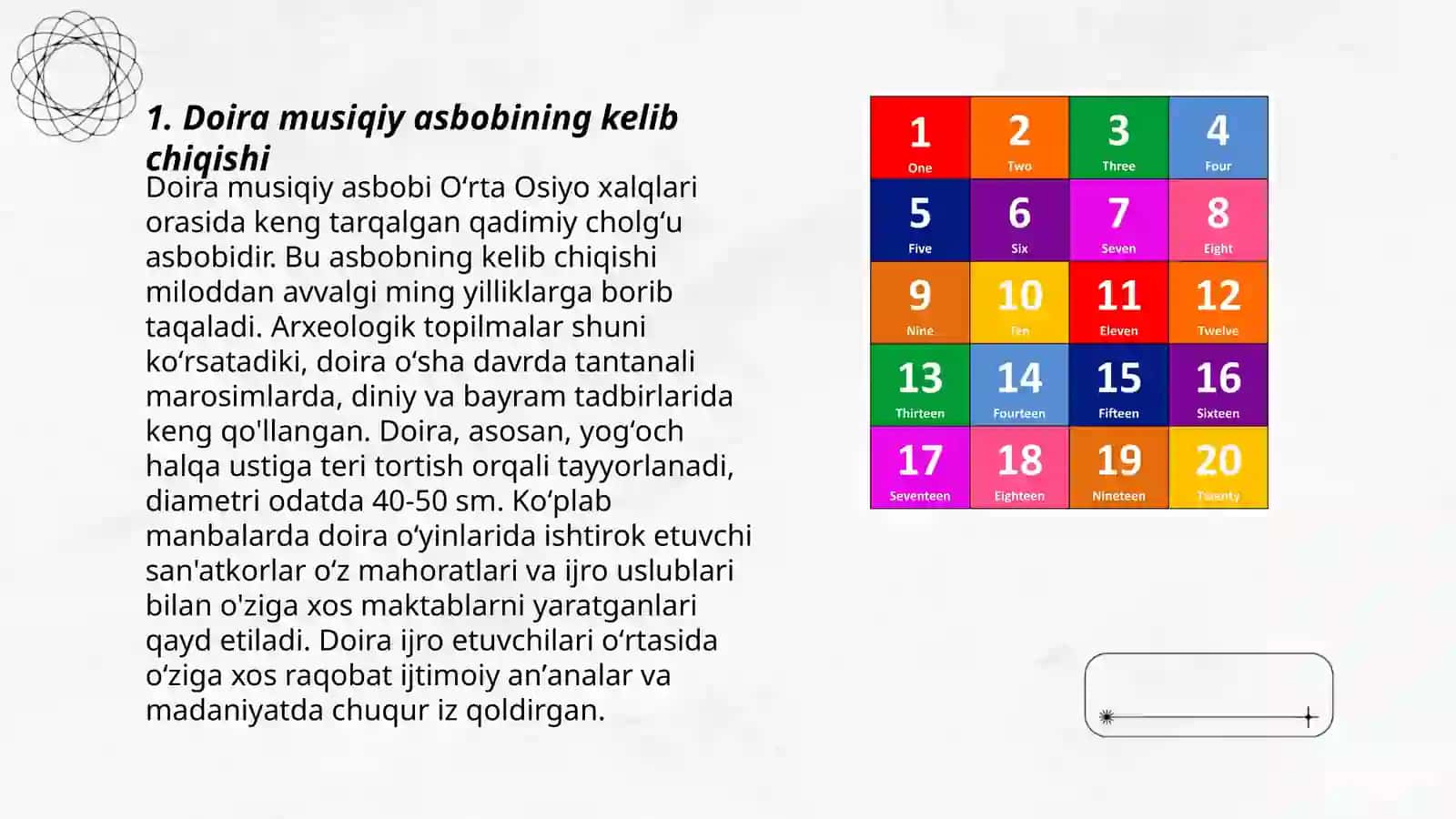 Doiraning kelib chiqish tarixi haqida 3