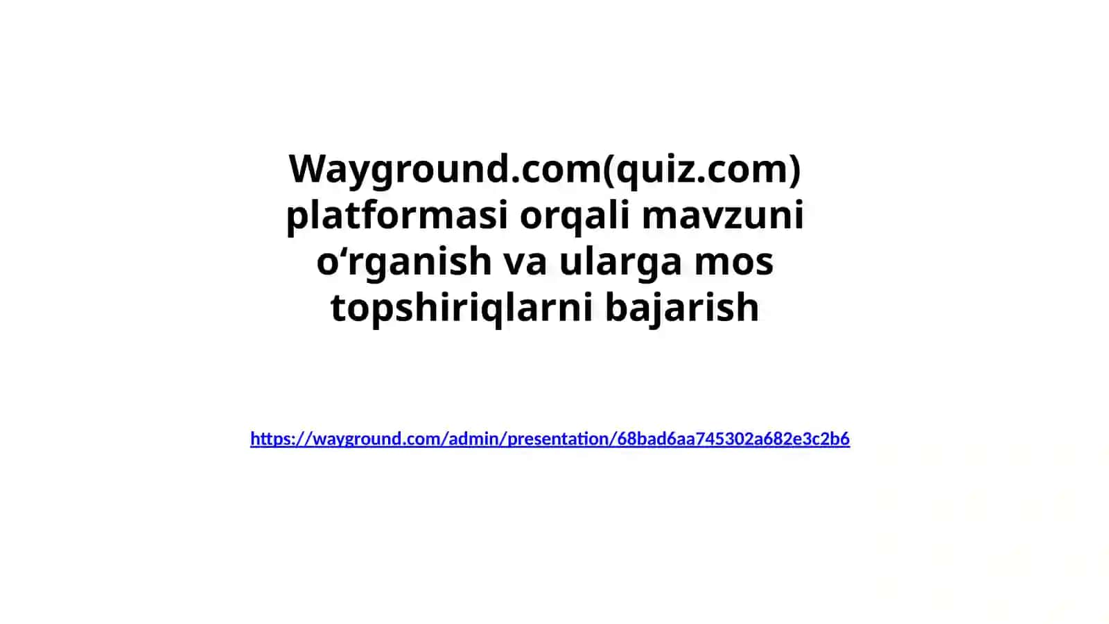 Googleformda Gamifikatsiya tushunchasi haqida 5 ta test 3