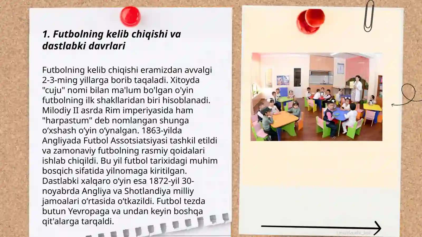 Futbolning paydo bólishi va rivojlanishi 3