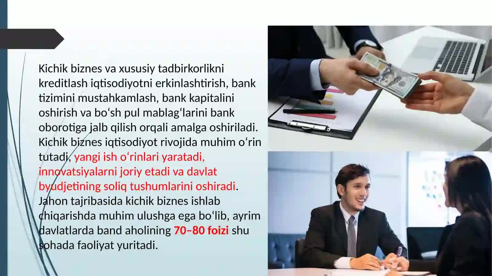 Kichik biznes va tadbirkorlikni kreditlash tartibi 3