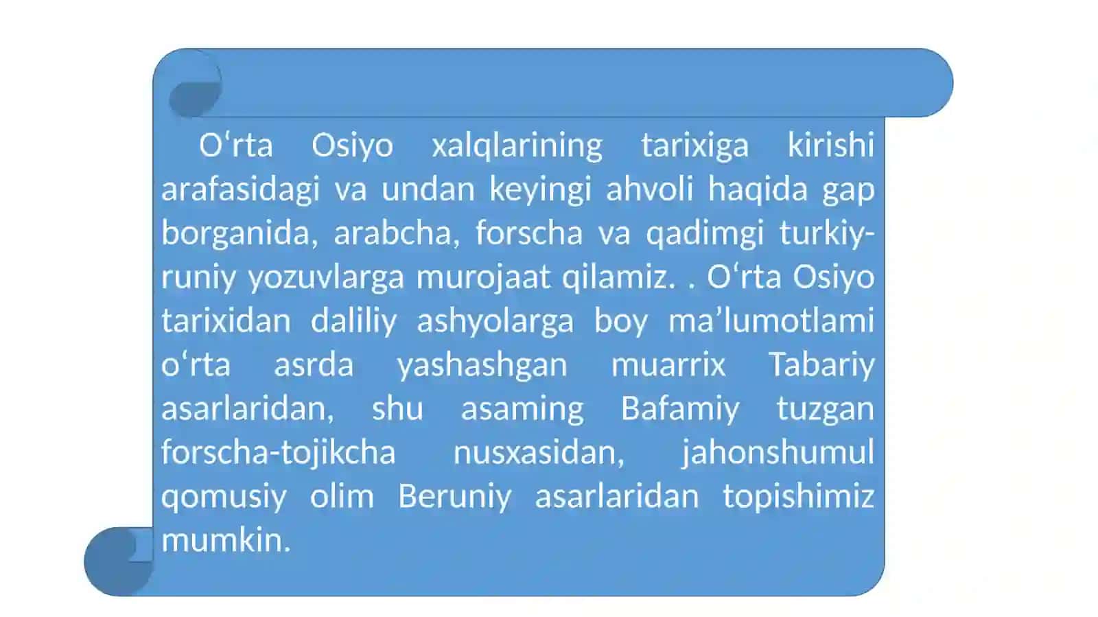 O‘RTA OSIYO XALQLARI TARIXIGA OID HUJJATLAR 3