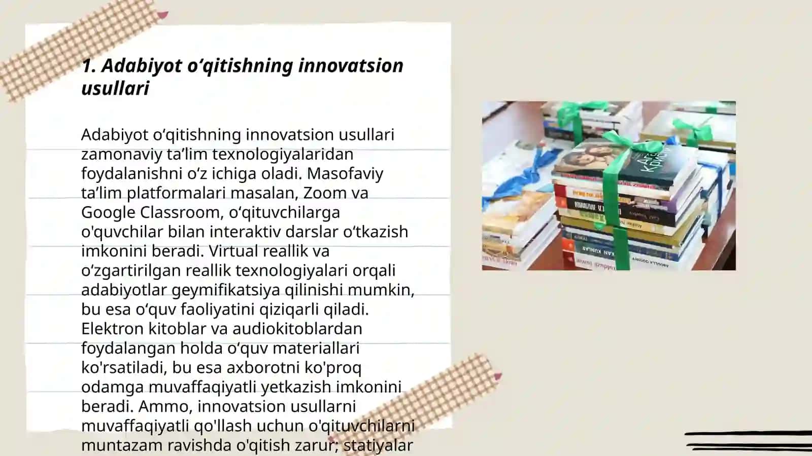 Adabiyot oʻqitishning innovatsion usullari 3