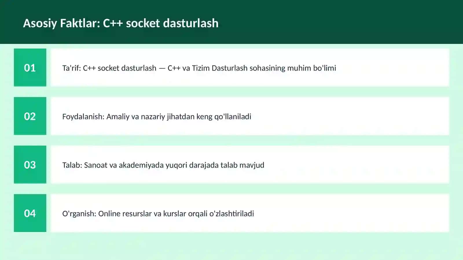 C++ VA TIZIM DASTURLASH 3