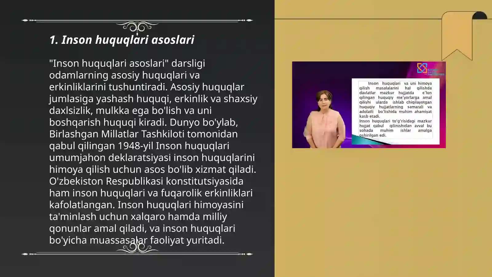 Inson hamda fuqorolarning huquq va erkinliklari kafolatlari 3