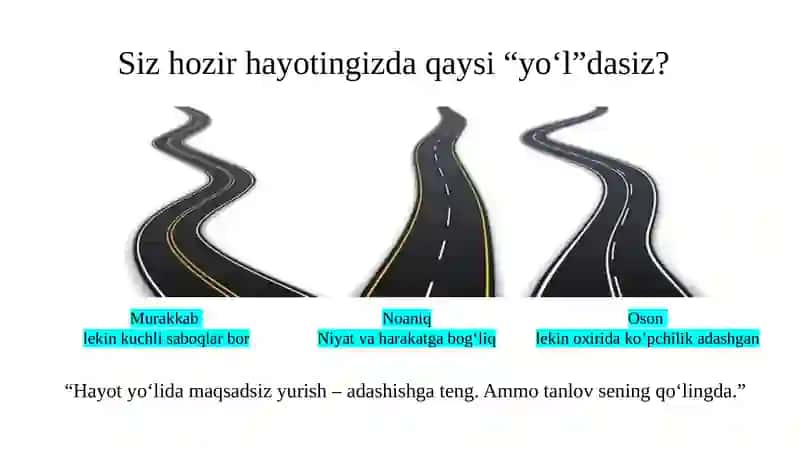 Shaxsiy va kasbiy rivojlanish 3