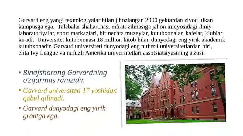 Garvard universitetida sotsiologiya fanining rivojlanishi 3