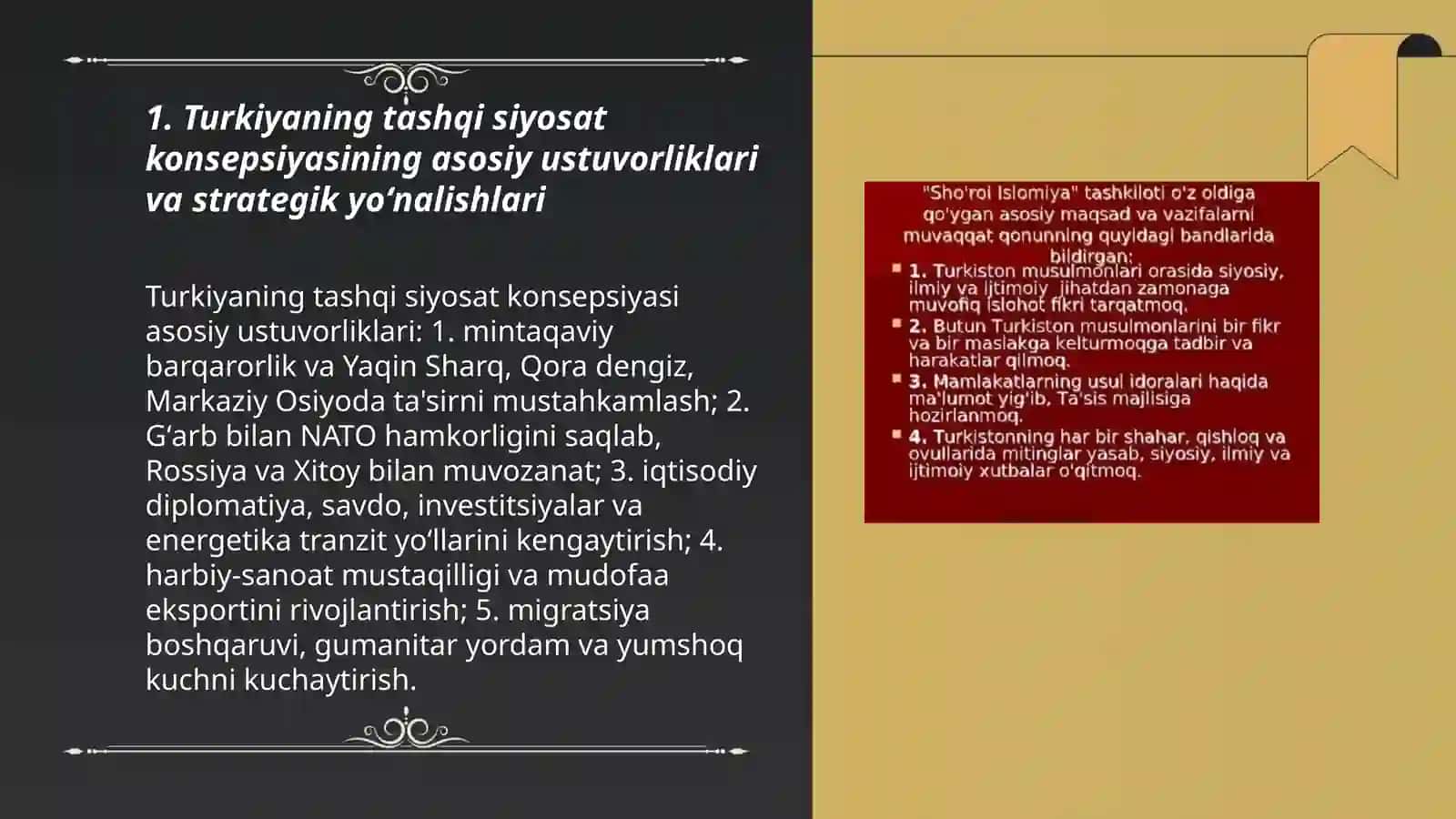 Turkiya, Xitoy, Hindiston, Rossiya va Yaponiyani Tashqi siyosiy faoliyat konsepsiyasi 3