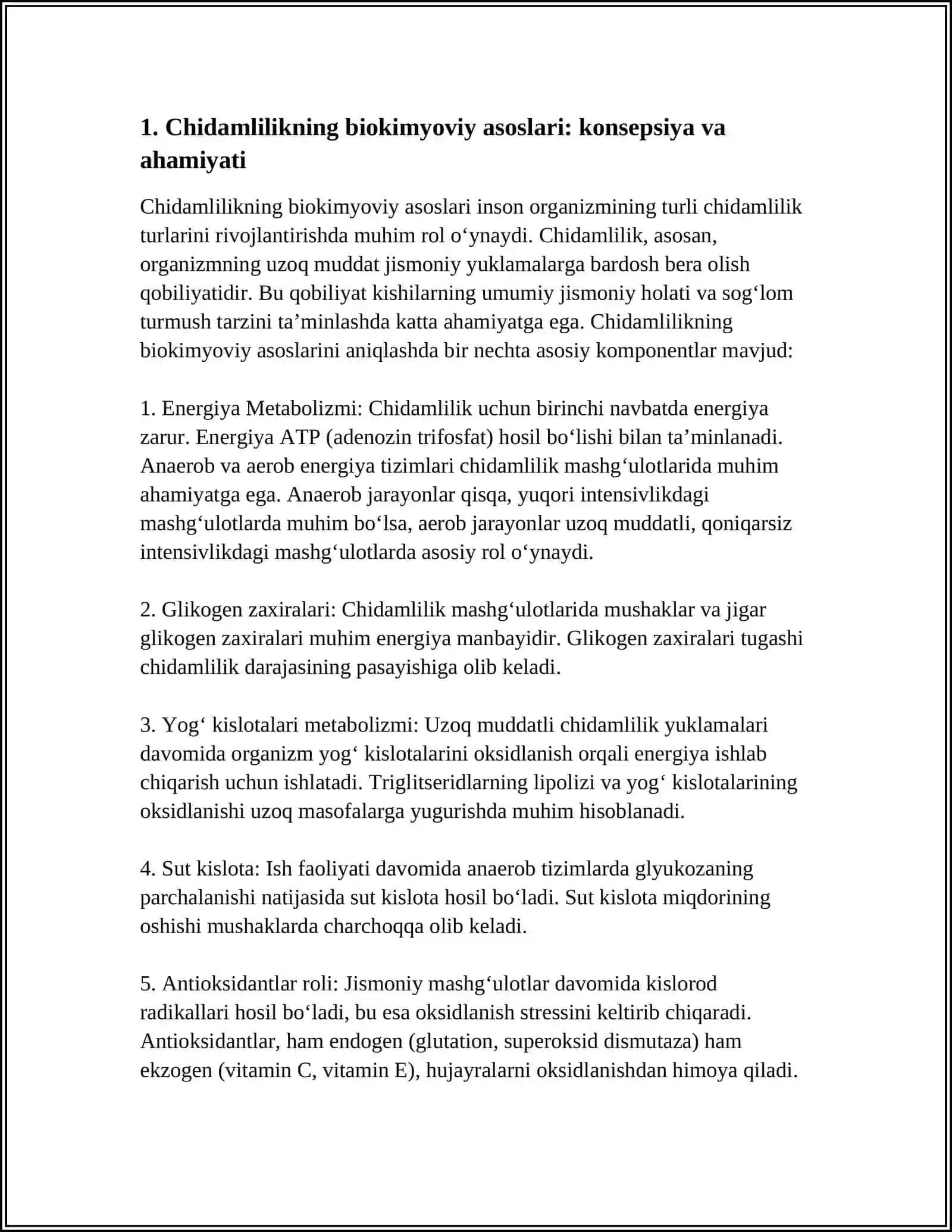 CHIDAMKORLIKNING BIOKIMYOVIY ASOSLARI VA ULARNING RIVOJLANTIRISH USULLARI 3
