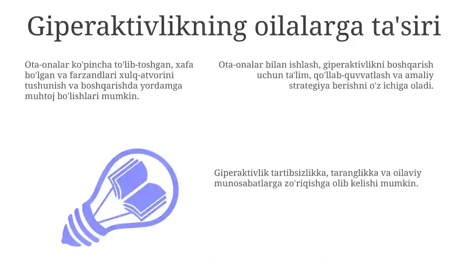 Maktabgacha yoshdagi bolalar geperfaolligida ota-onalar bilan ishlash 3