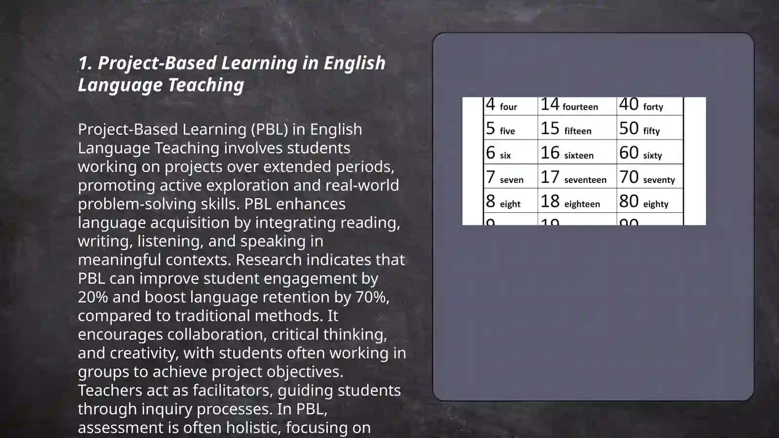 Project-Based Learning in English Language Teaching 3