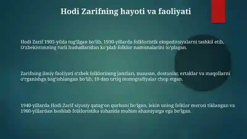 Ҳоди Зарифнинг ҳаёти ва илмий фаолияти 3