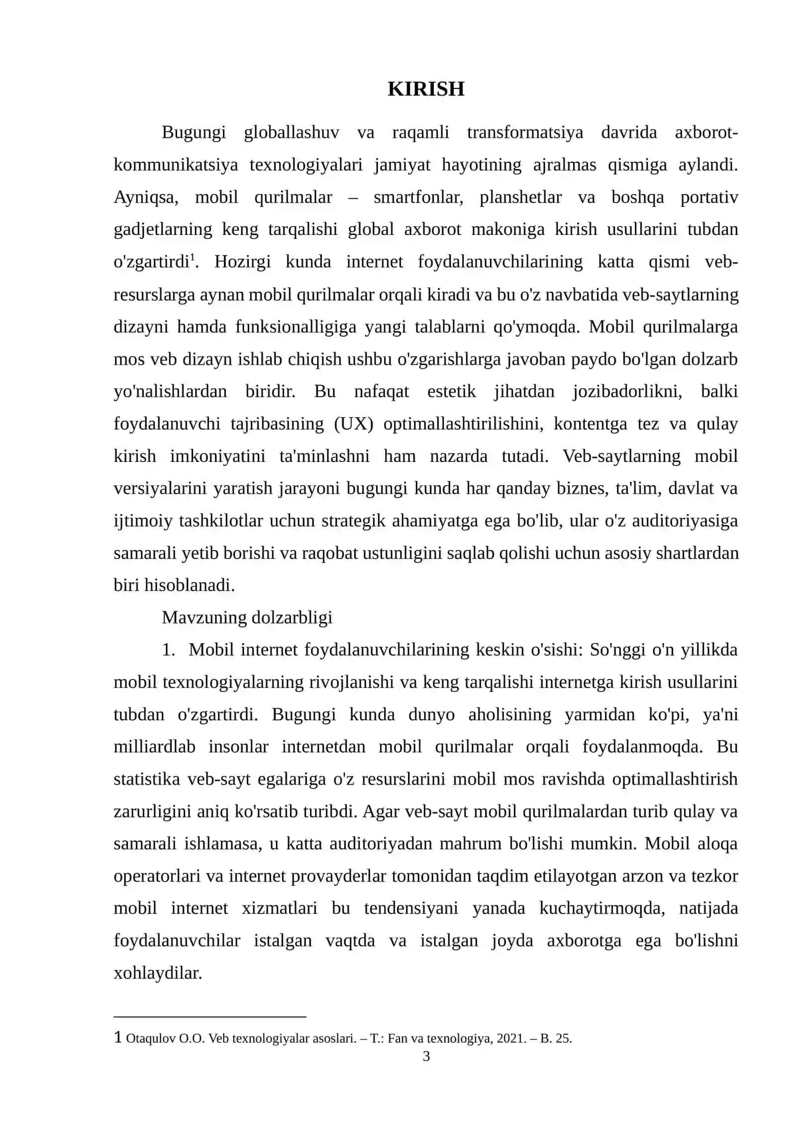 MOBIL QURILMALARGA MOS VEB DIZAYN ISHLAB CHIQISH 3