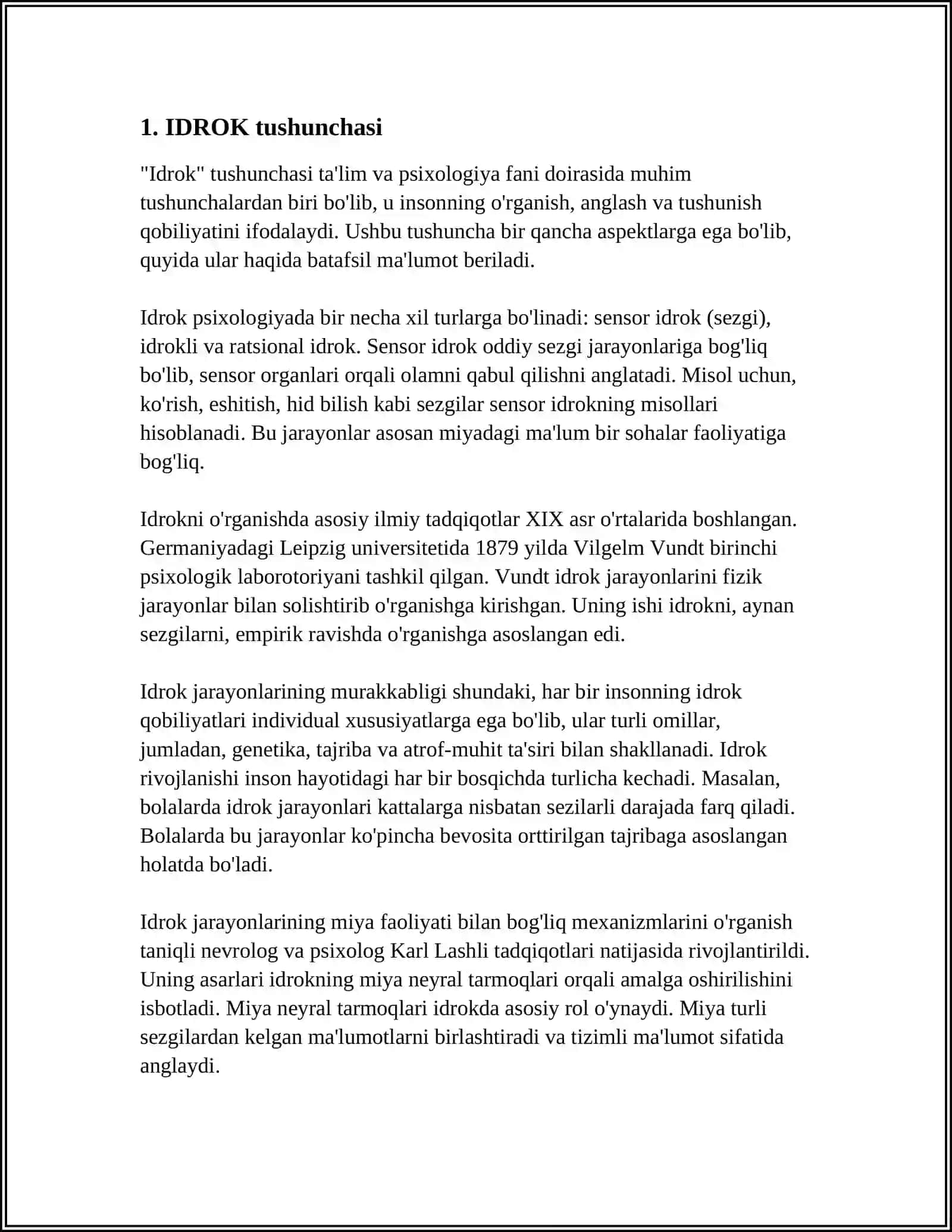 IDROK. UNING BUZILISHLARI 3