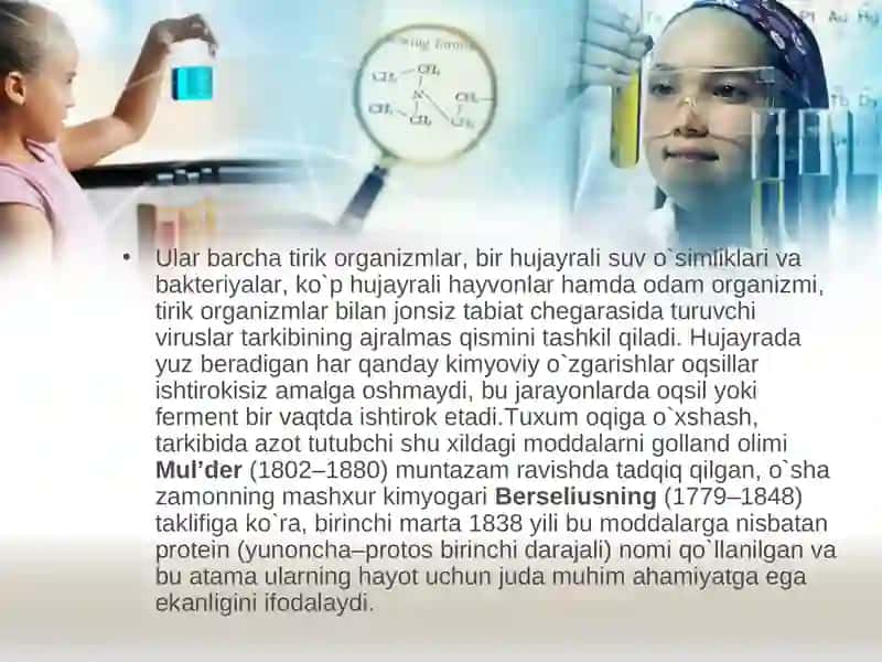 Oqsillar haqida umumiy tushuncha 3