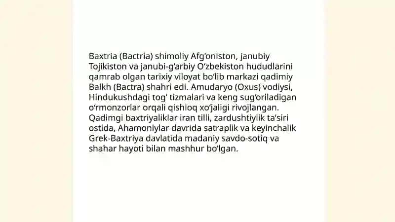 O‘rta Osiyodagi tarixiy hududlar va qadimgi xalqlarning joylashuvi 3