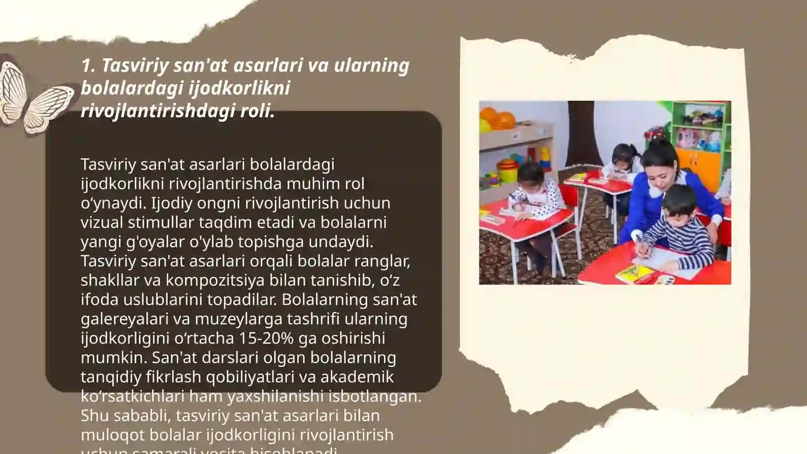 Maktabgacha yoshdagi bolalarni tasviriy san`at asarlari bilan tanishtirish 3