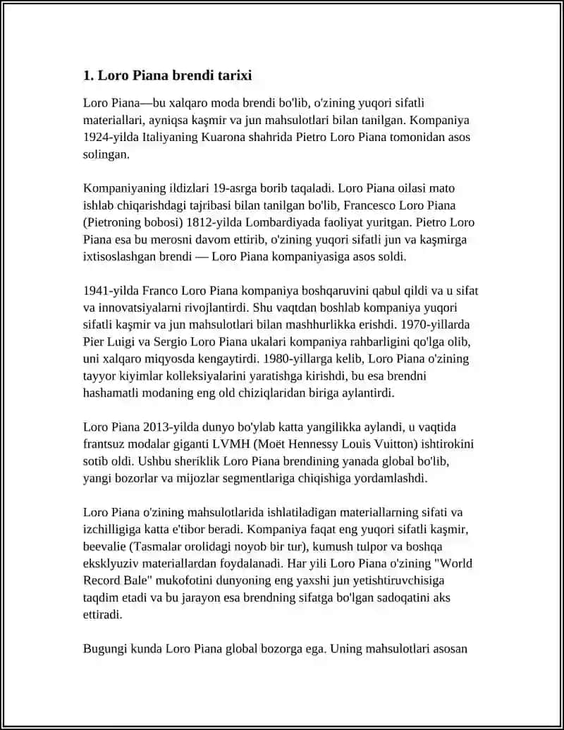 Loro Piana Brendi 3