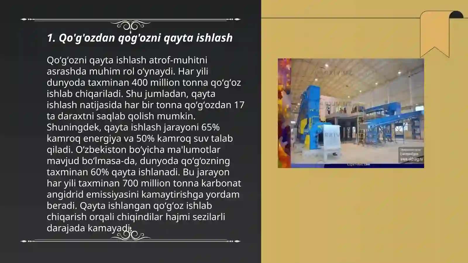 Qogpozni qayta ishlash 3