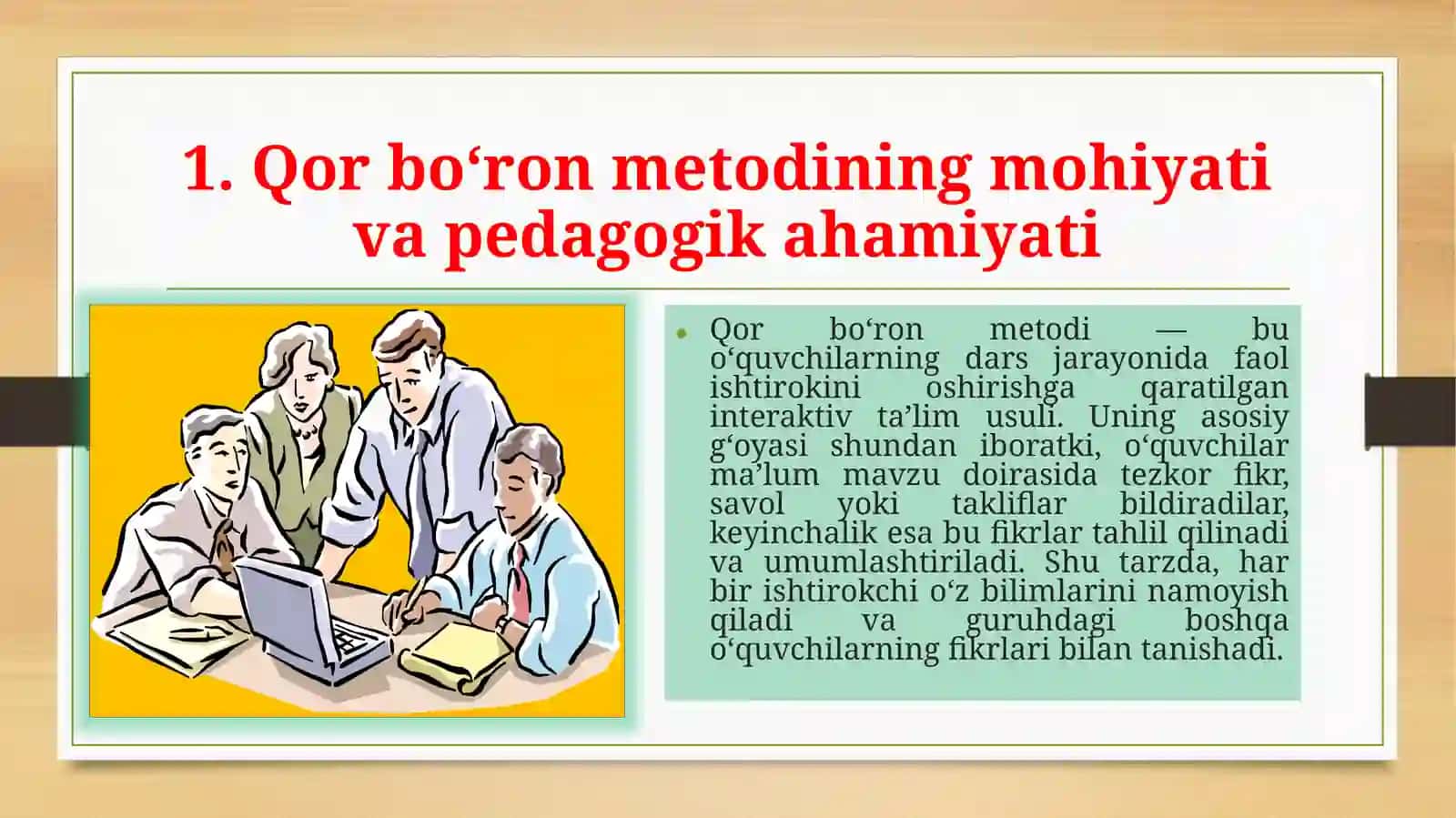 Qor bo‘ron metodi 3