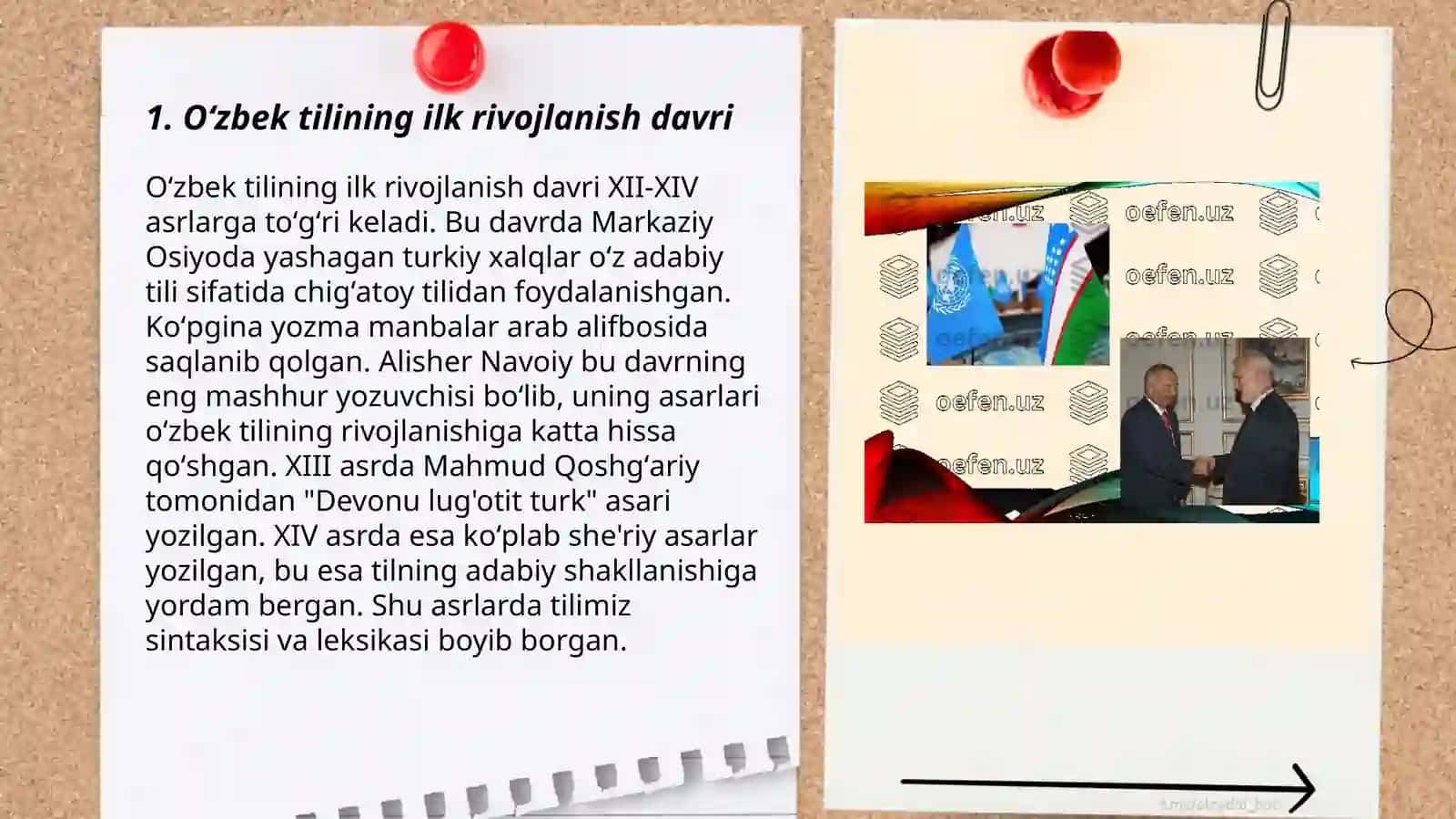 Ózbek tilining rivojlanish bosqichlari 3