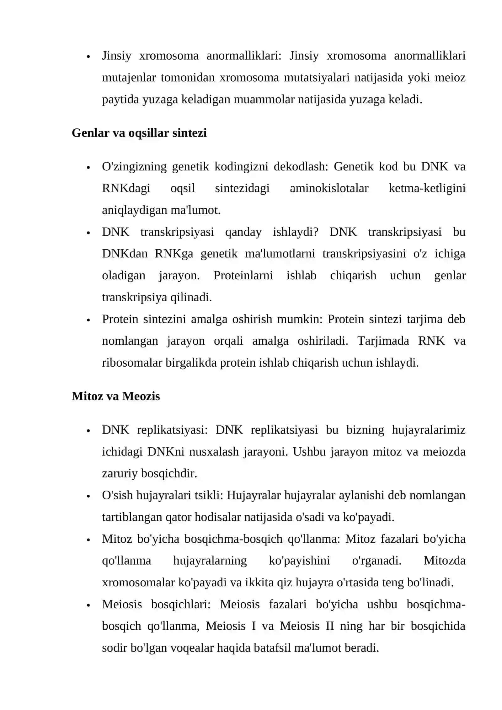 UMUMIY GENETIKA ASOSLARI 3
