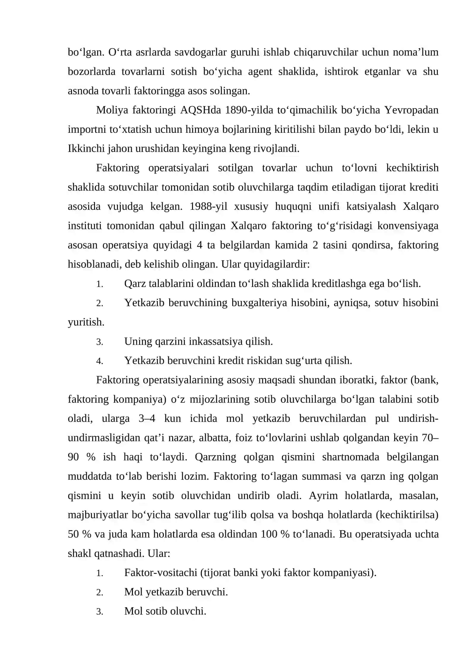 Tijorat banklarining faktoring va lizing operatsiyalari 3